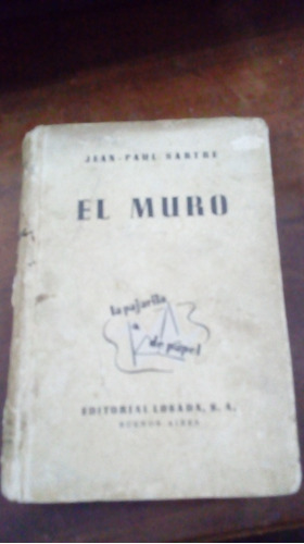 Libro El Muro  Jean Paul Sartre