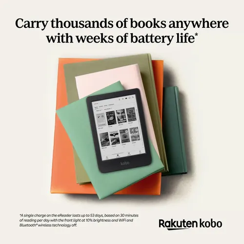 Ereader Kobo Clara Bw De 16 Gb, Antideslumbrante, Resistente