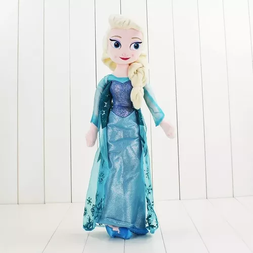 Bonecas Pelúcia Frozen Anna E Elsa Pronta Entrega 50cm