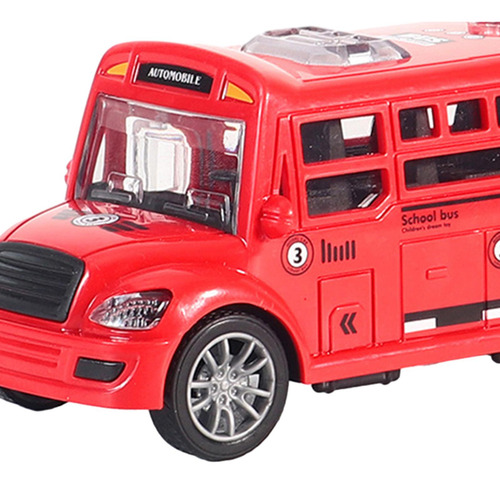 3 Paquete De 2 A 6 Modelos De Autobús Escolar, 3 Piezas