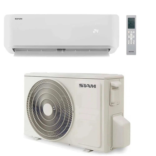 Imagen 4 de 4 de Aire acondicionado Siam split frío/calor 2881 frigorías blanco 220V SMS32HA3AN