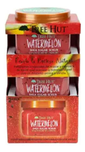  Exfoliante Corporal Watermelon Tree Hut 2 Pack 510gr