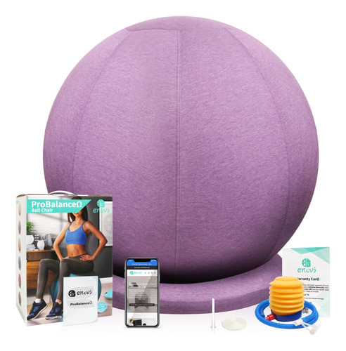 Enovi Probalance - Silla De Bola De Yoga, Silla De Pelota De