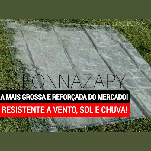 Lona Transparente Com Ilhós - Lonnazapy