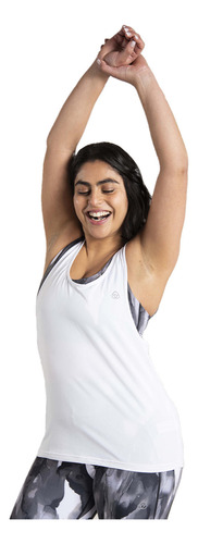 Polera Mujer Pro Training Tank Blanco Bsoul