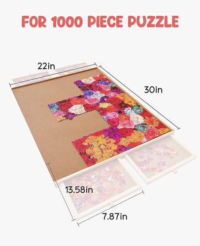Tablero De Puzzle Gamenote, Portátil, Para 1000 Piezas