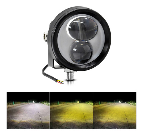 Faros Para Motocicletas, Conducción Led, Atv, 3000 Lm, Barco