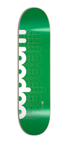 Imagen 1 de 1 de Tabla De Skate Woodoo Inst. Bauhaus Multiplied Verde