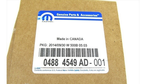 Valvula Control Flujo Aire Dodge Caliber 2008 2.0-2.4l