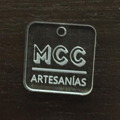 Etiqueta Acrilica X 100 Emprendedores - Con Diseño Gratis