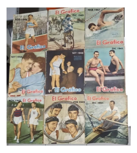 Revistas Antiguas El Gráfico 1939-1958  ( Precio X 02 Und )
