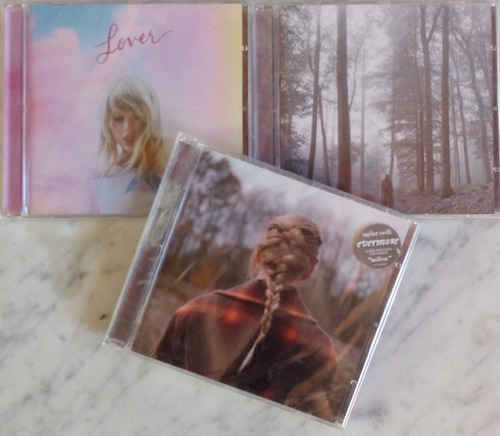 Lote 3 Cds Taylor Swift - Lover Floklore Y Evermore (nuevos)