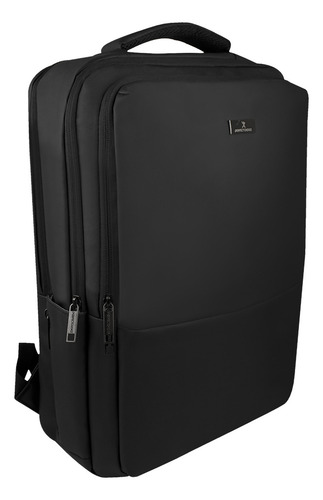 Mochila Tipo Maleta Para Laptop Antiderrames Neblum Perfect Choice Color Negro Diseño De La Tela Lisa