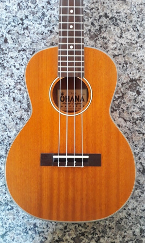 Imagem 3 de 10 de Ukulele Tk-14e Tenor Elétrico. Importador Autorizado Ohana.