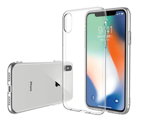 Protector iPhone X Funda Estuche En Silicona Transparente
