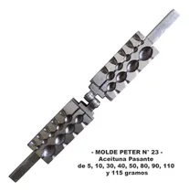 Comprar Molde Peter N°23 Para Fabricar 9 Plomadas Aceituna Pasante