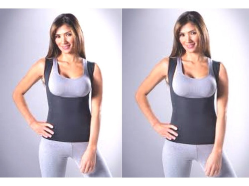 Imagen 2 de 9 de Cami Hot Musculosa Sudadera Faja Neotex Realza Busto 3 + 1