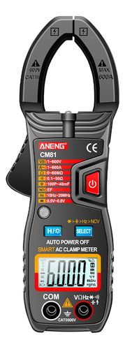 Pinza Amperimétrica Ac Inteligente Aneng Cm81, Multímetro Ti