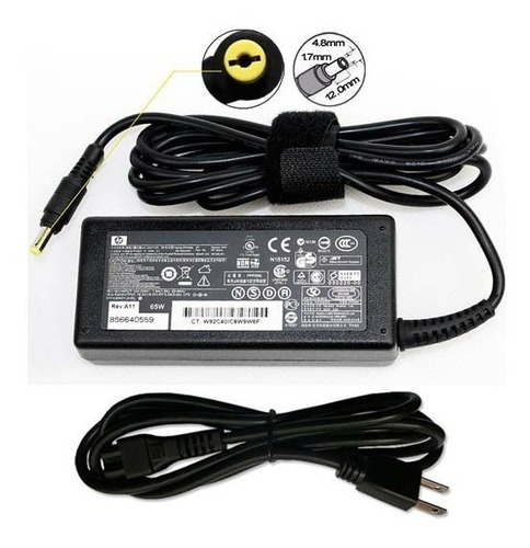 Cargador De Voltaje Para Laptop Hp 18.5v 3.5a 65w