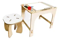 Comprar Mesa Didactica Fugi Montessori Con Pizarra Blanca Premium