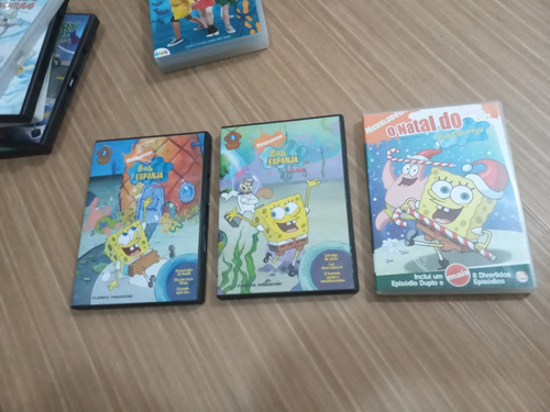 3 Dvds Originais O Natal Do Bob Esponja + Episódeos Nickelod