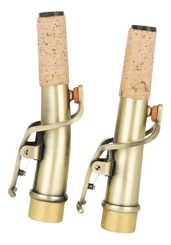 2 Piezas De Boquilla Y Cuello De Saxofón Soprano,