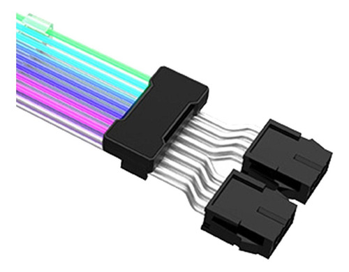 Cable Pcie 24pin 2x8pin 3x8pin 8 Pin Cable Rgb Negro 2x8pin