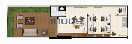 Sala Comercial À Venda, Edson Queiroz, Fortaleza. - Sa0003