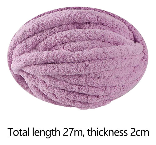 Fio Grosso Grosso De Malha De Fio De Lã Gigante Para Roxo