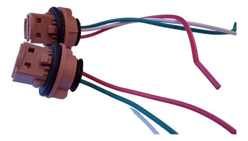 Par Soquete Conector T20 Cola Pez Grande Dos Contactos
