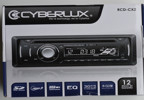 Radio Reproductor De Cd/cd-r/cd-rw/usb/sd/aux. Para Carros