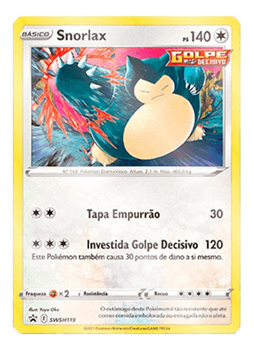 Pokémon Blister 4 Reinado Arrepiante - Snorlax 85379 Copag