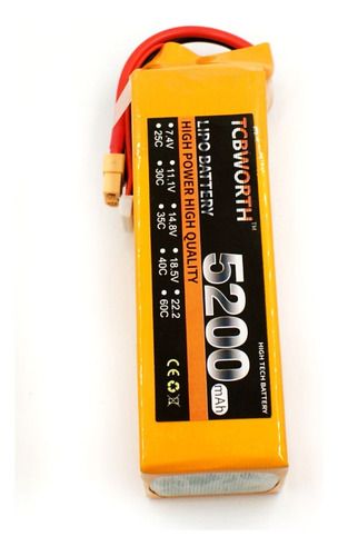 Bateria 14.8v 14.8 Volt 5200 Mah 60c Rc  Lipo Ph Ventas
