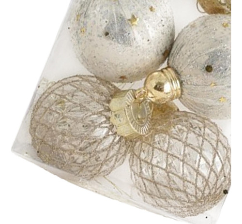 6 Bolas De Navidad Para Colgar En El De Navidad, 6 Cm, Para