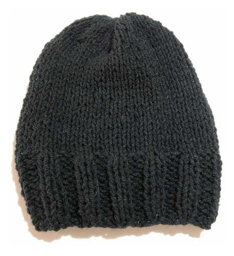 Gorro De Lana Tejido A Mano