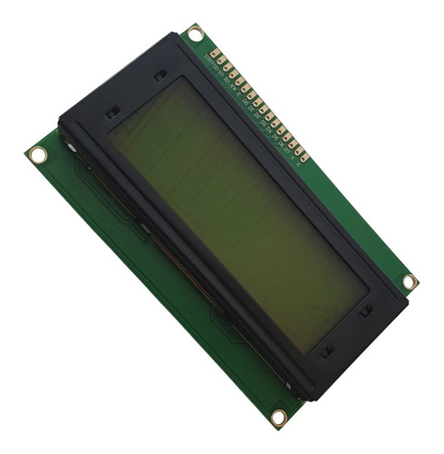 Display Lcd 20x4 - Com Backlight Verde Para Arduino Robotica