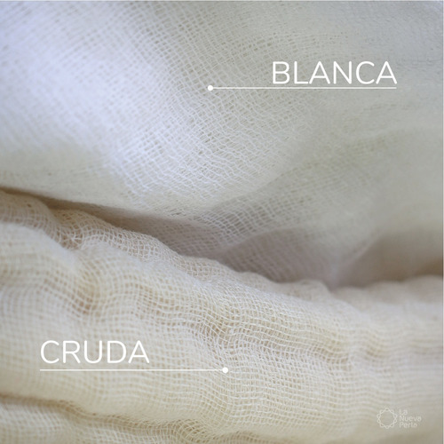 25 Metros Manta De Cielo 100% Algodón Blanca Ancho 80 Cm. Color Blanco Diseño De La Tela Liso