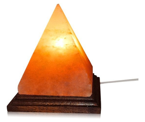 Lampara Usb Piramide De Sal Del Himalaya