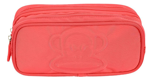 Estojo Paul Frank T03 - Neon Papaya, 2 Comp., Zíper