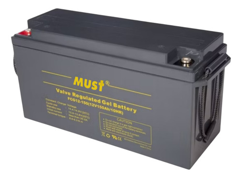 Bateria Must Gel 12v 150ah - Ciclo Profundo - Estacionaria