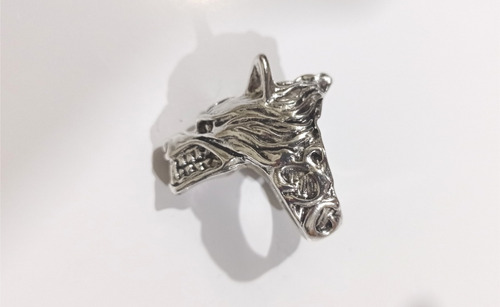 Anillo Cabeza De Lobo - Ajustable Para Hombre O Mujer