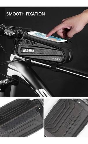 Bolsa De Bicicleta Bolsa Delantera Mtb Funda De Teléfono Bol