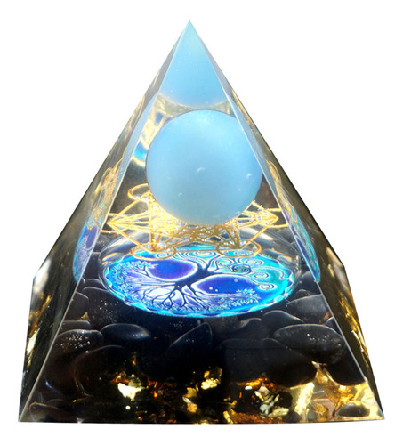 Pirámide De Cristal Natural, Meditación, Energía Curativa, D