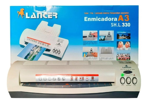 Emplasticadora Laminadora Plastificadora Lancer A3 Profesion