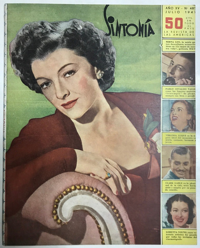 Revista Sintonia N° 485 Radio Cine Teatro Julio 1947