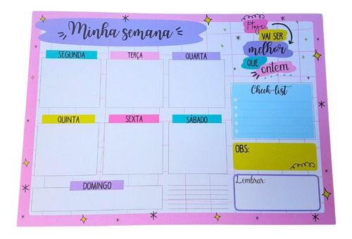 Planner Hoje Vai Ser Melhor Que Ontem +