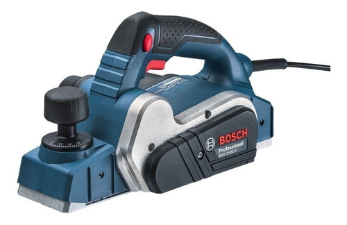 Plaina elétrica manual Bosch GHO16-82 82mm 220V cor azul