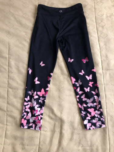 Leggings Nena Old Navy Talle L-spandex Y Poliester-olivos 