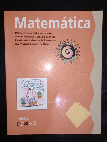 Libro Matemática Bisbal Catoggio Masotta Szini Estrada