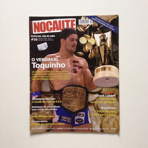 Revista  Nocaute O Vendaval Toquinho Chuck Liddell A509